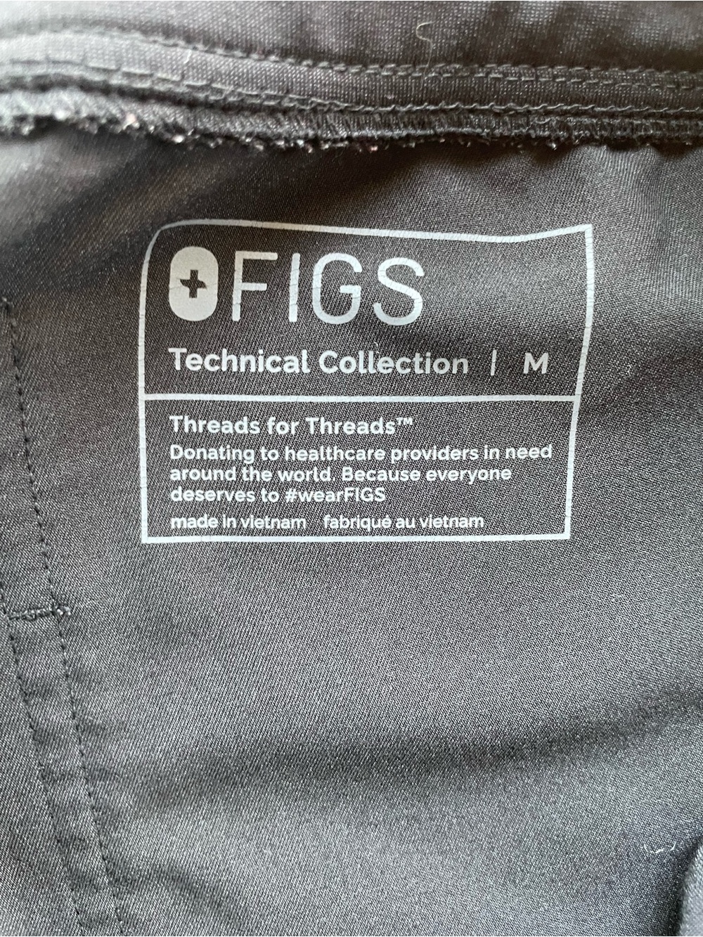 Figs Black Zamora Jogger Pants Style#W18SW2005 PO#2788 size M - Picture 8 of 12